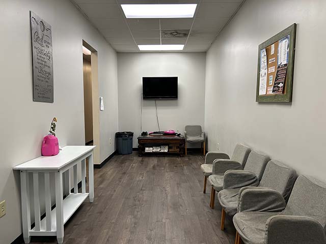 a picture of a waiting room
