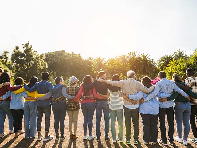 A group of parents of addicts supporting one another.