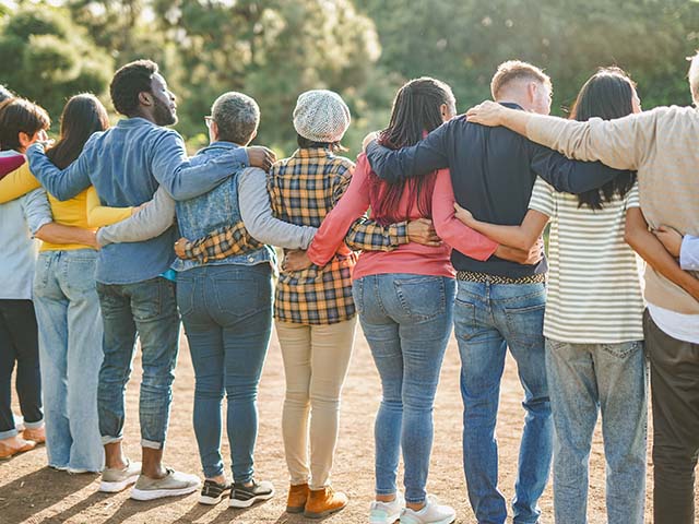 Parents from one of theInsight parent support groups for addicts hugging one another.