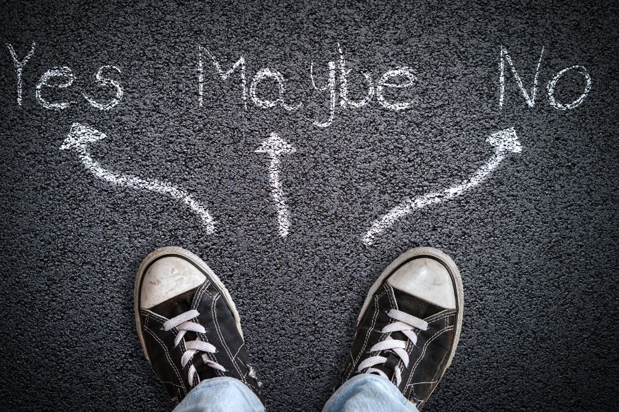 A teenager deciding whether or not they are too young to get sober.